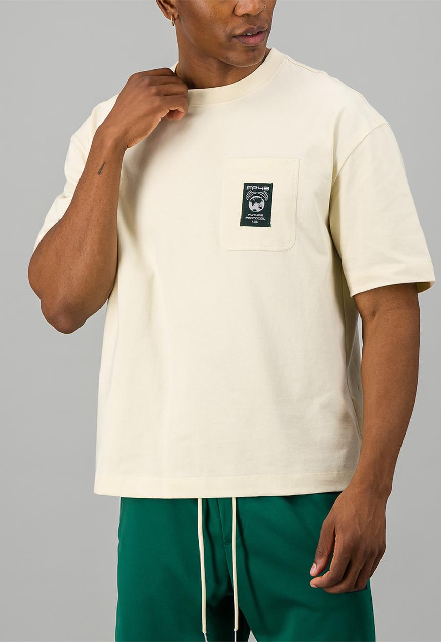 FP43 by S.P.C.C - L0CKY43 Tee  - Stone