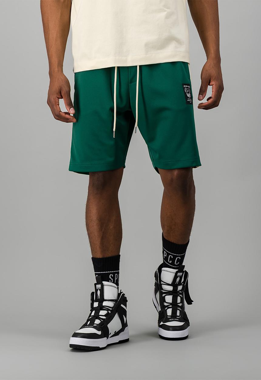 FP43 by S.P.C.C - P0W3RSL1D3 Woven Short  - Dark Green