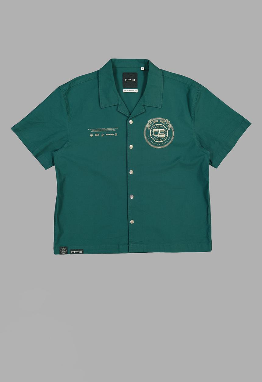 FP43 by S.P.C.C - L1QU1D Shirt  - Dark Green