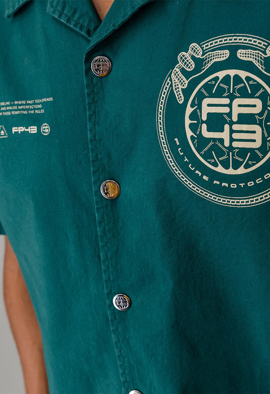 FP43 by S.P.C.C - L1QU1D Shirt  - Dark Green