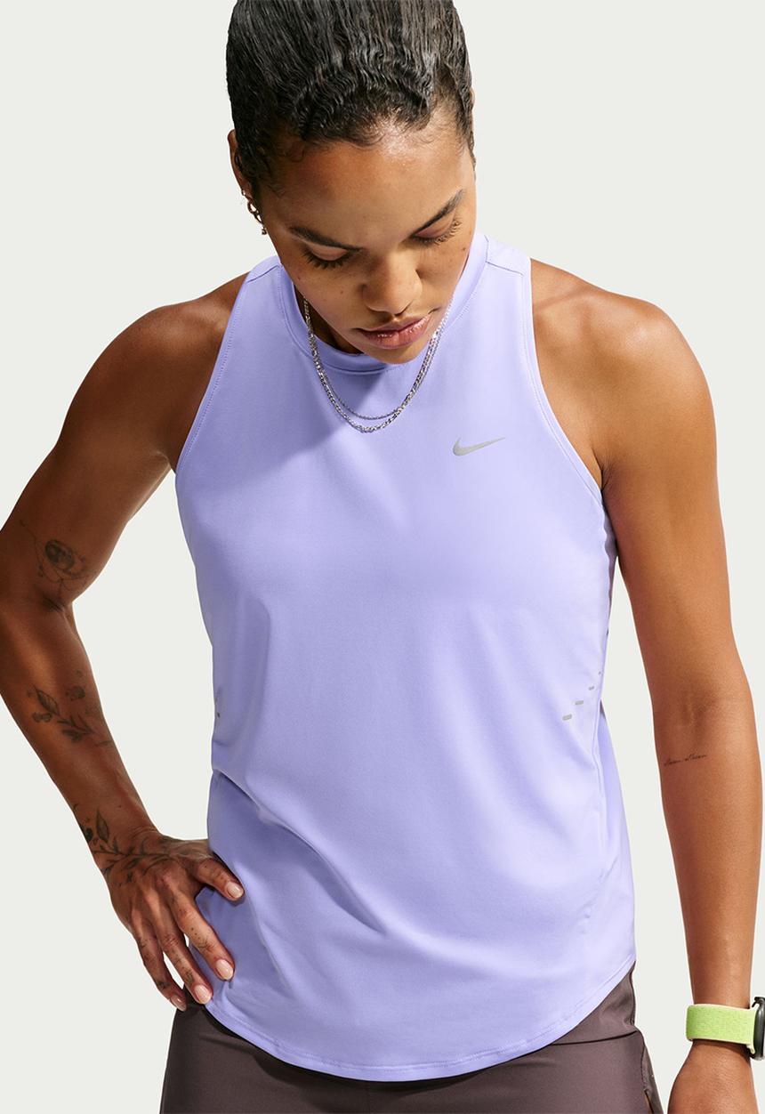 Nike - W Nike Swift Dri-Fit Running Tank Top - Purple Pulse/Reflective Silver