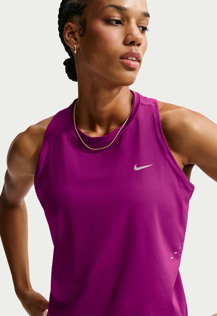 Nike - W Nike Swift Dri-Fit Running Tank Top - Trueberry/Reflective Silver