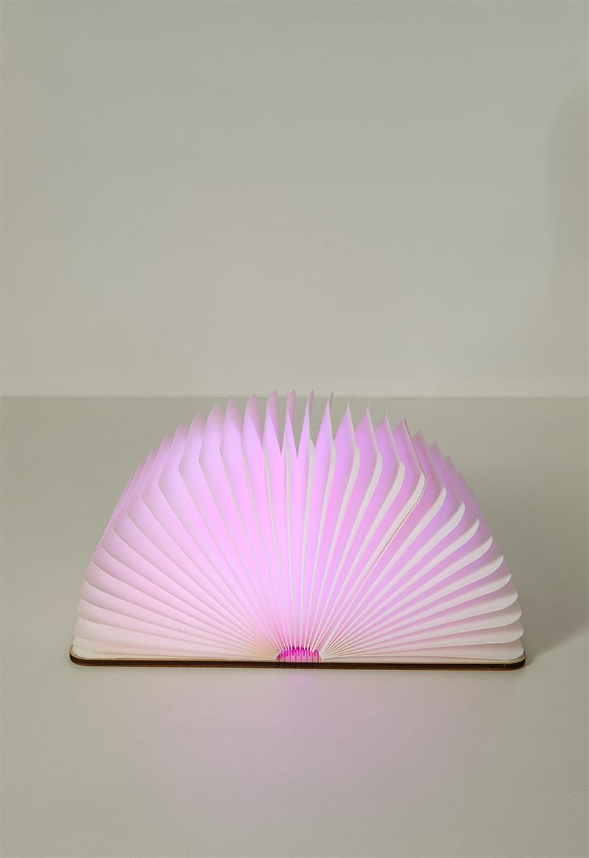 Pop Candy - LED rechargeable foldable book night light - maple wood