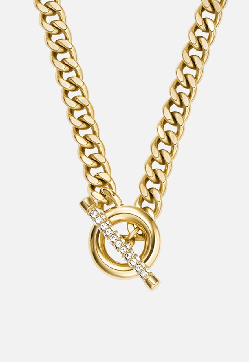 Fossil - Carlie T-Bar JF04956710 Chain - Gold