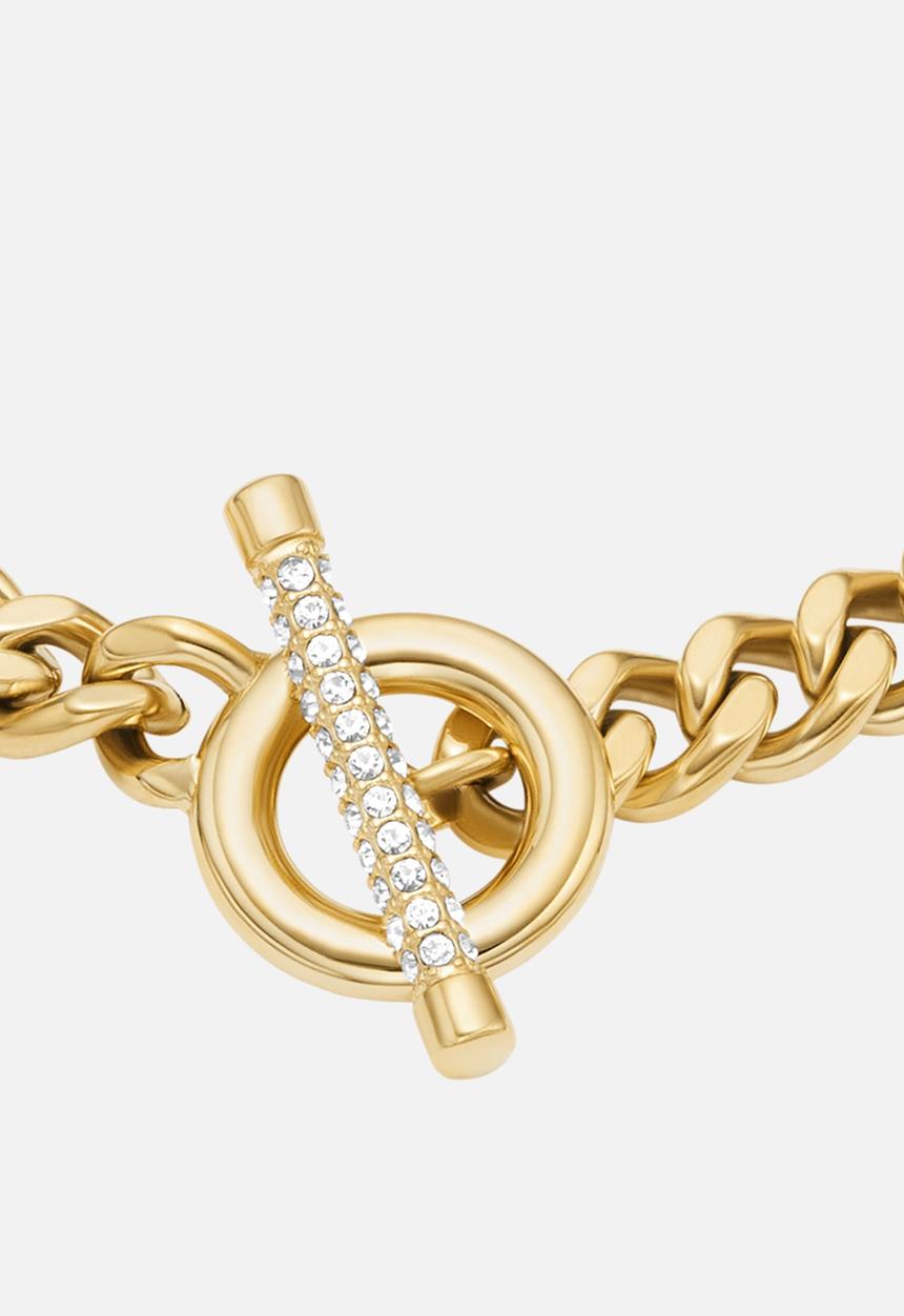 Fossil - Carlie T-Bar JF04957710 Chain - Gold