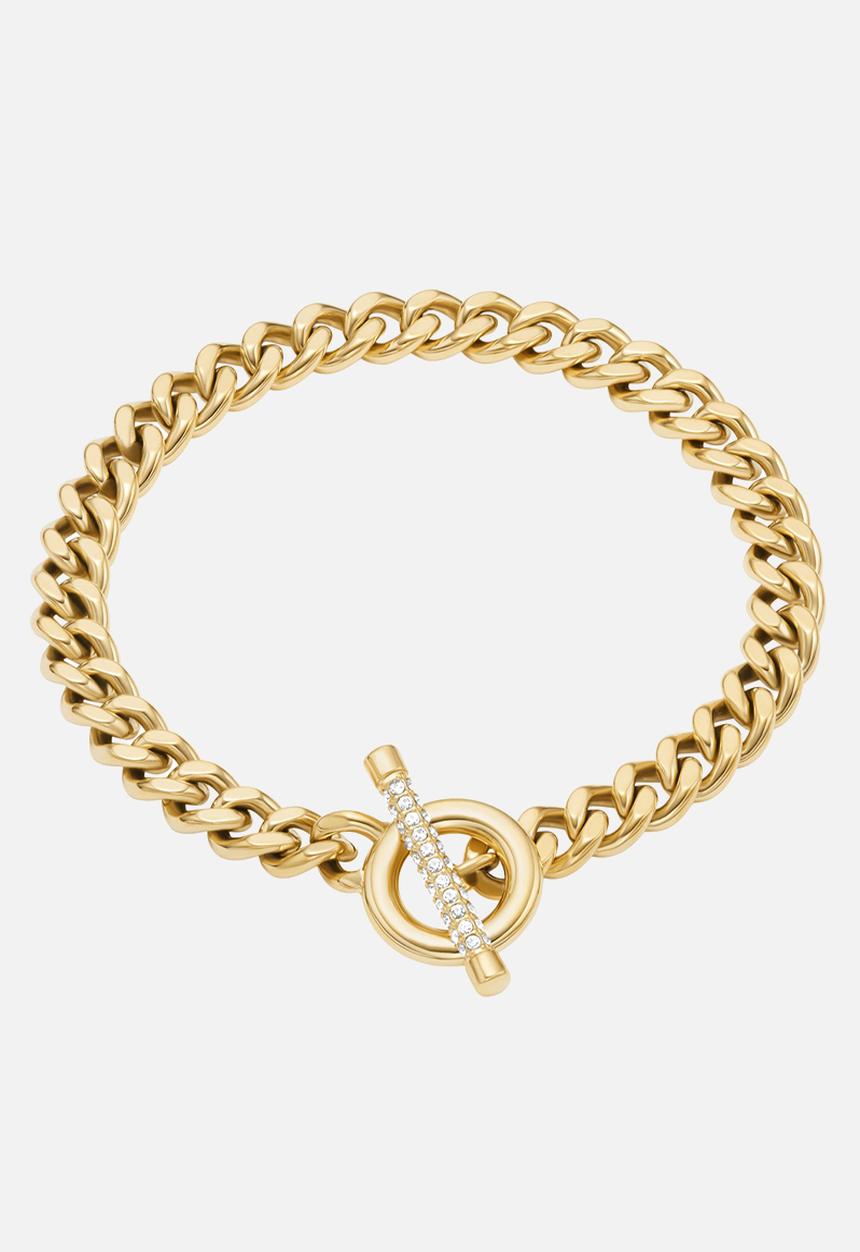 Fossil - Carlie T-Bar JF04957710 Chain - Gold