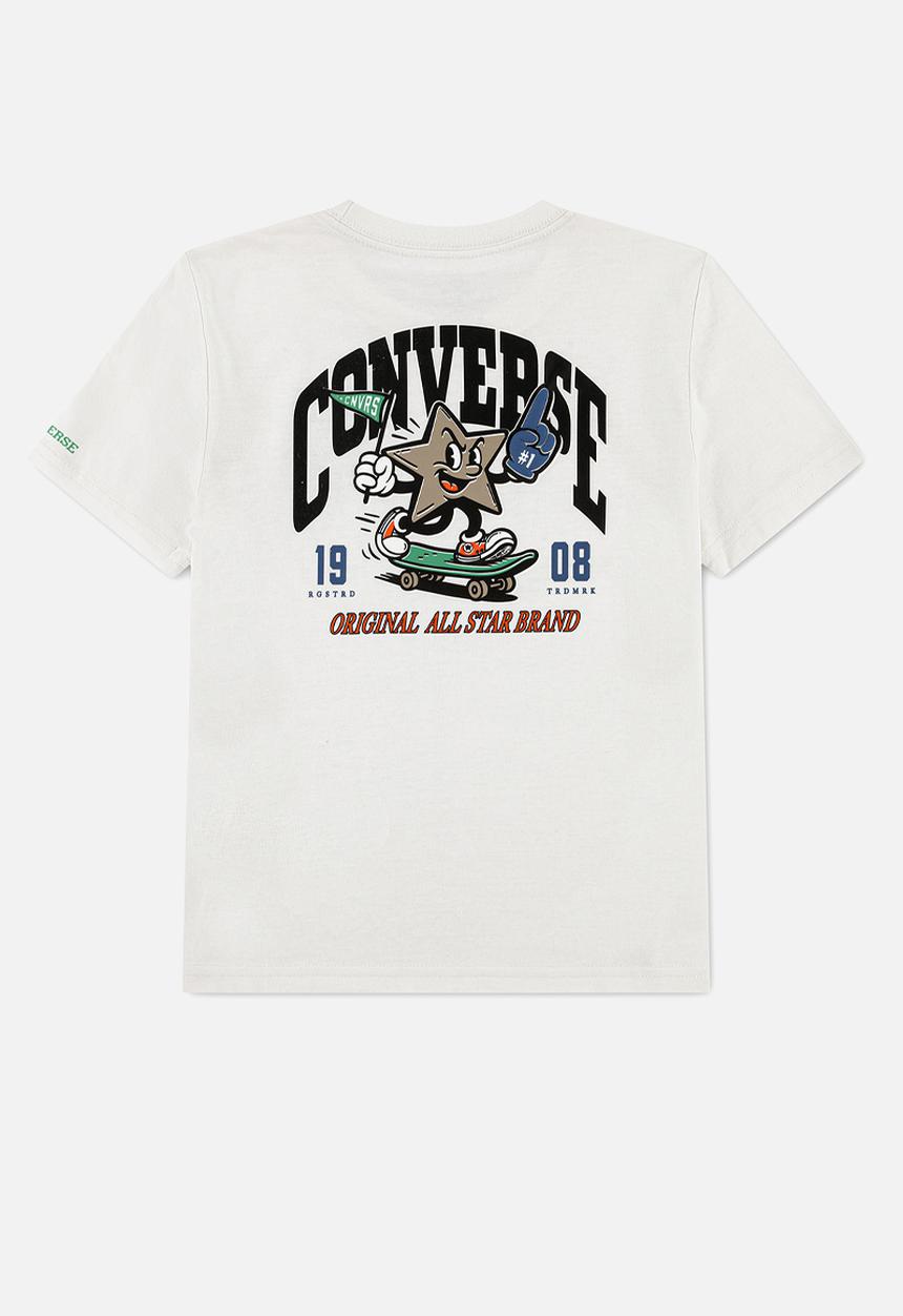 Converse - Cnvb Varcity Whimsy Short sleeve Tee - Egret