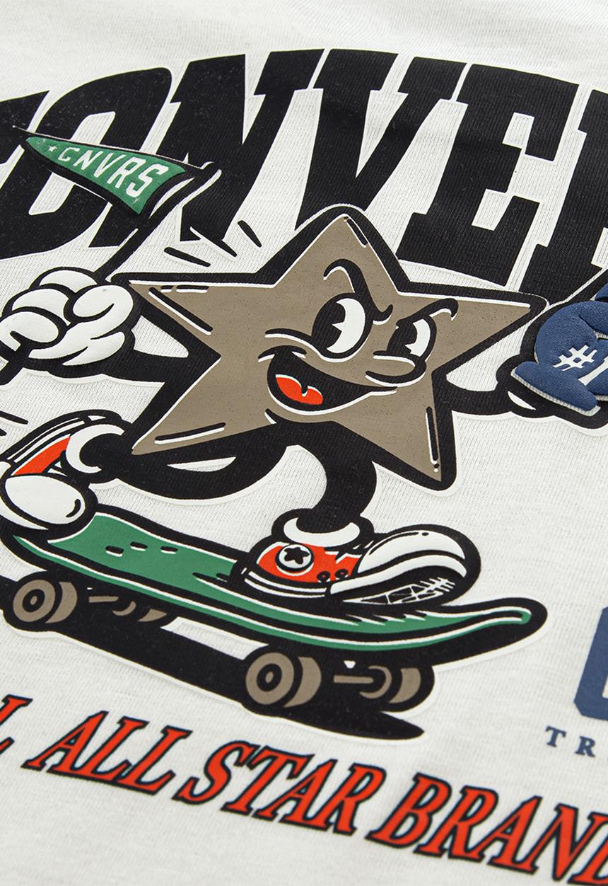 Converse - Cnvb Varcity Whimsy Short sleeve Tee - Egret