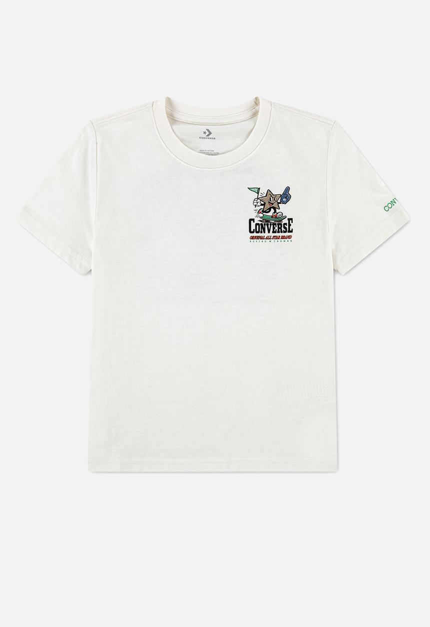Converse - Cnvb Varcity Whimsy Short sleeve Tee - Egret