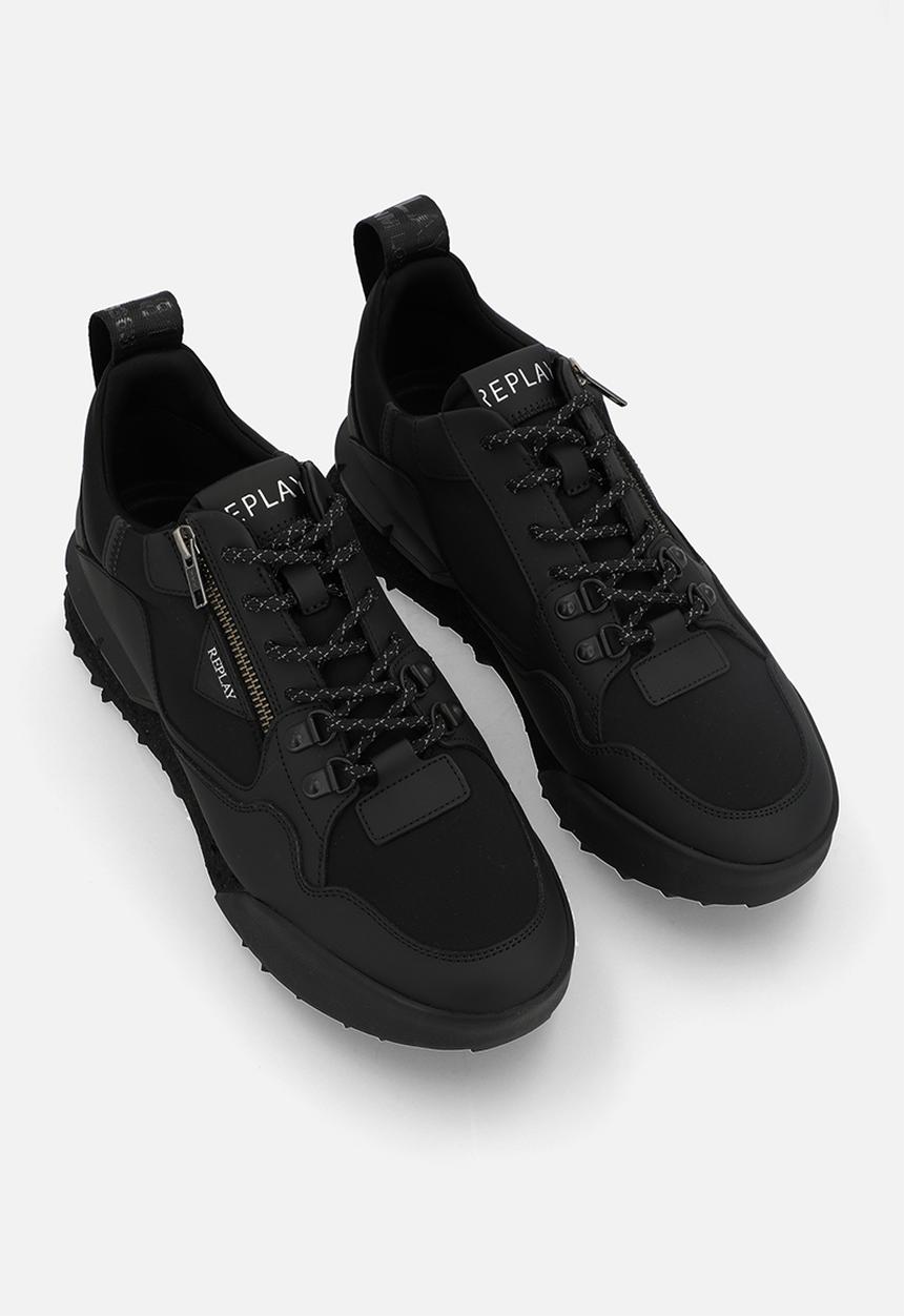 Replay - Field zip sa - black