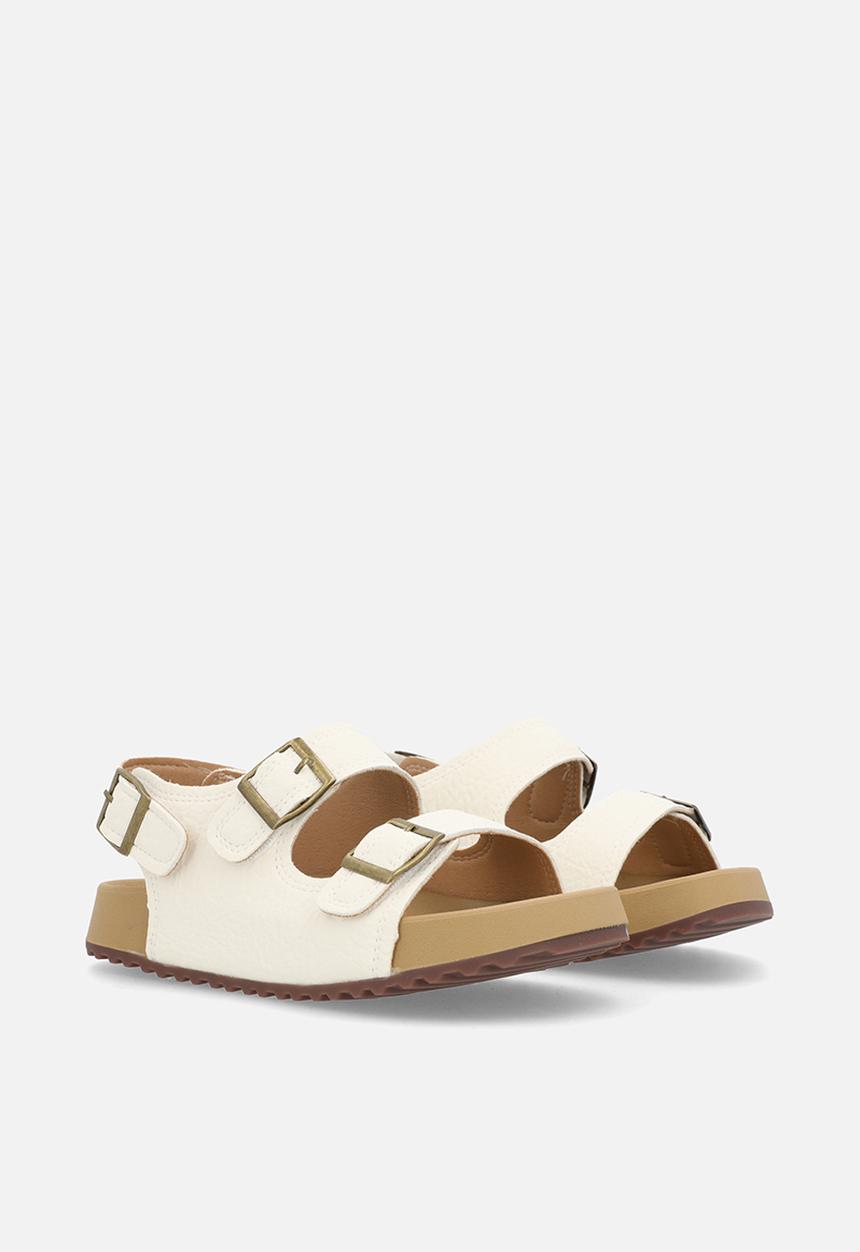 Pop Candy - Slide with ankle straps - beige
