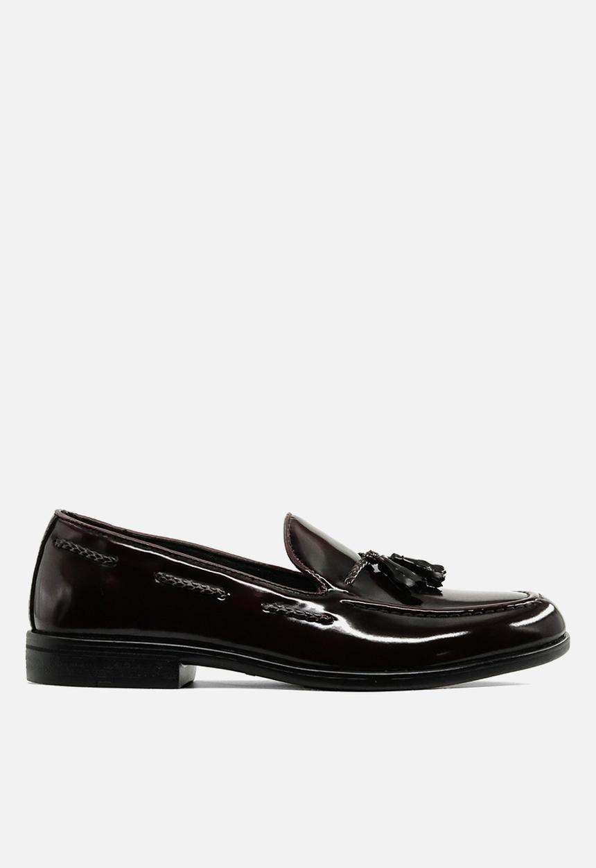PC - Hi Shine Tassel Slip on - Burgundy