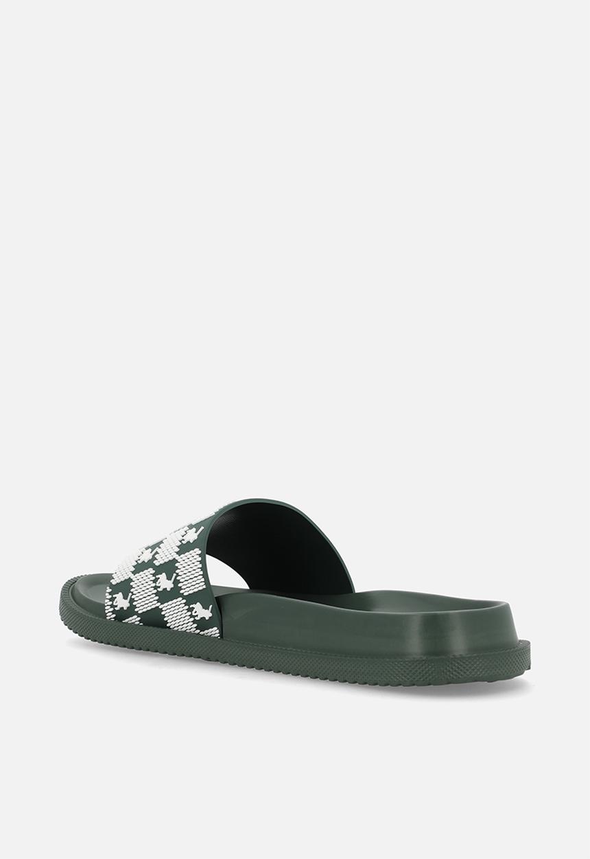 POLO - Monogram Moulded Slide - Green