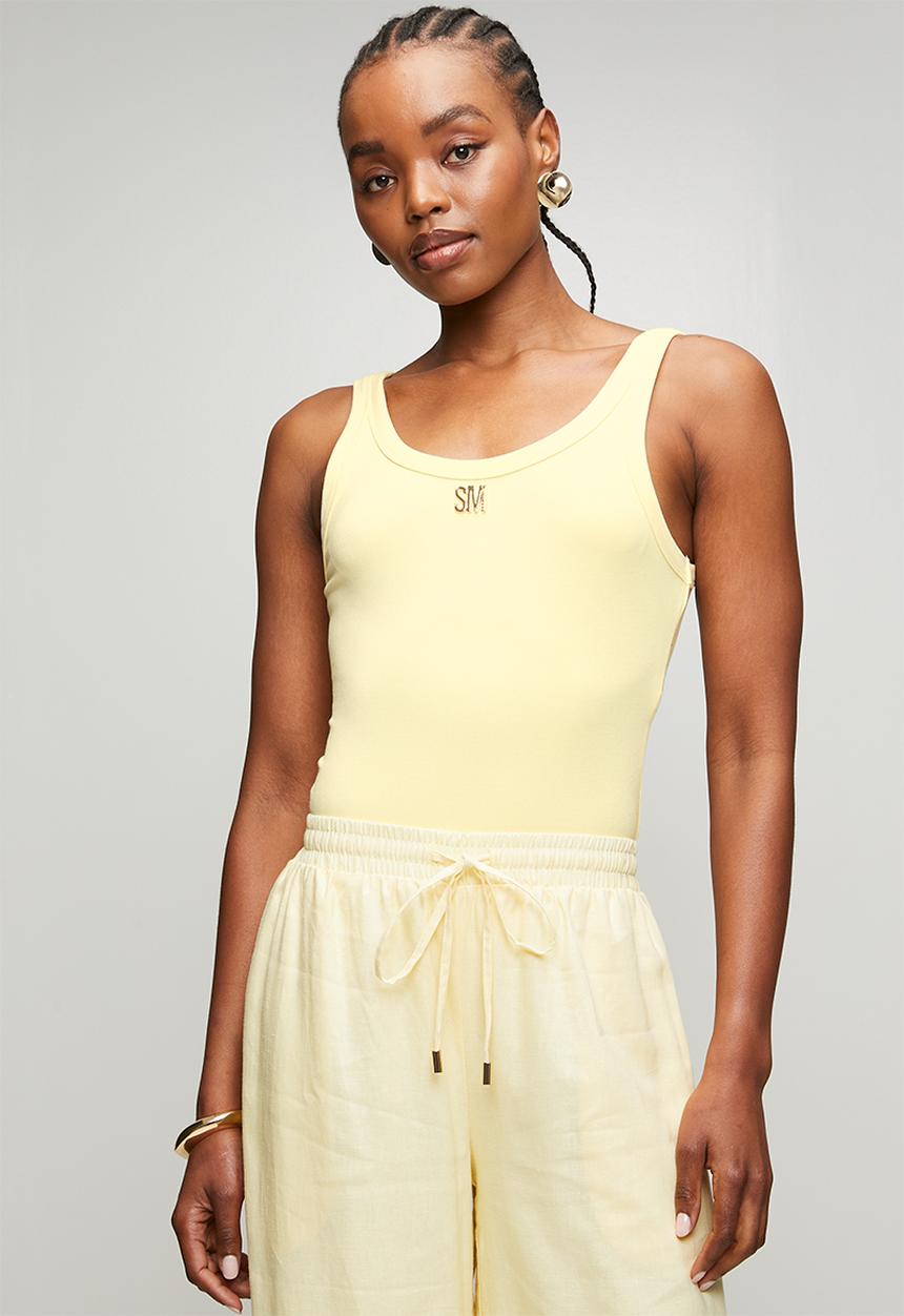 Steve Madden - Ladies bianca bodysuit - soft yellow