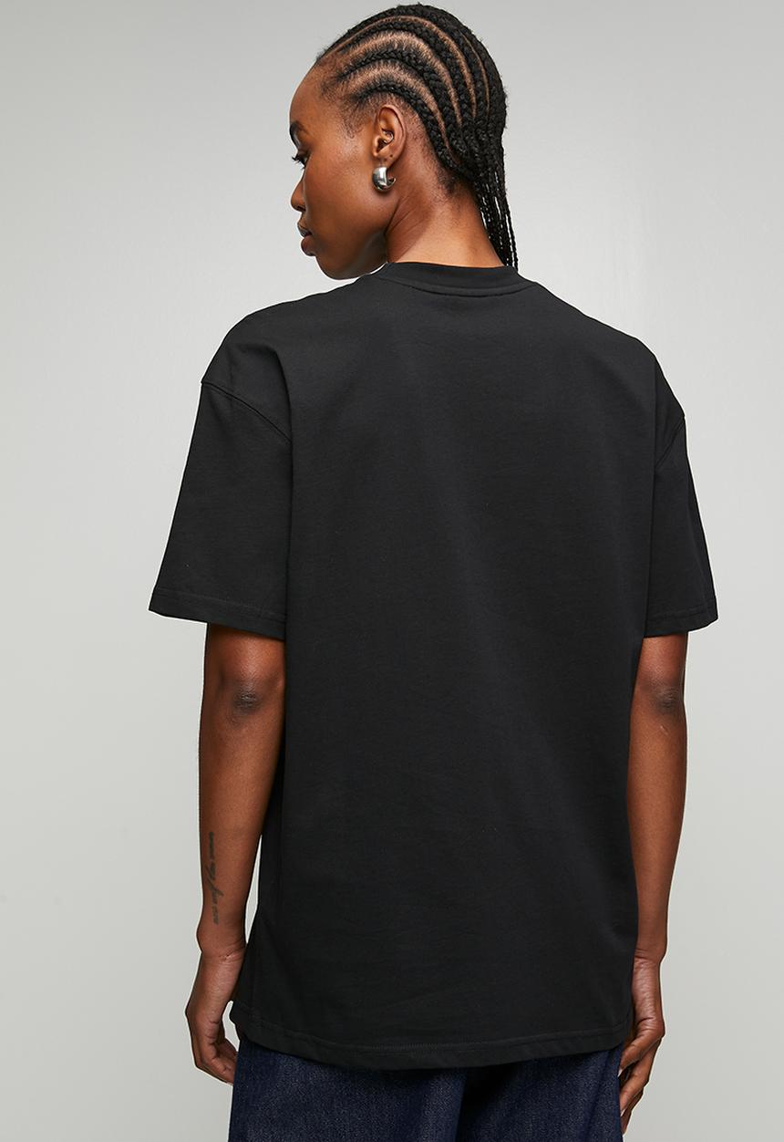 Steve Madden - Ladies jules oversized t-shirt - black