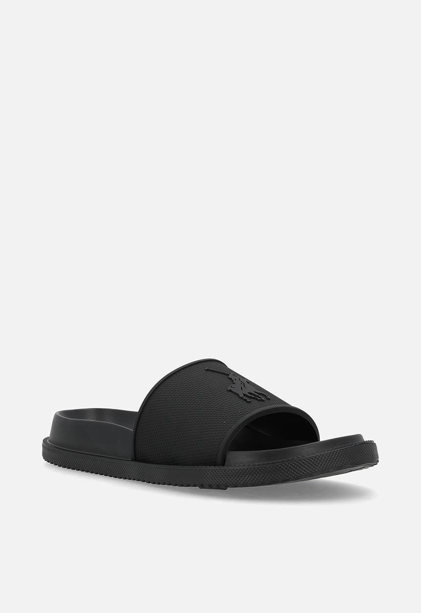 POLO - Pony moulded pool slide - black