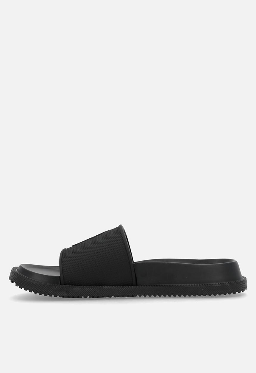 POLO - Pony moulded pool slide - black