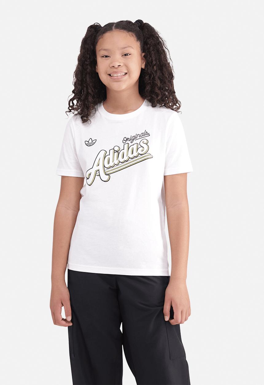 adidas Originals - 3 Stripes Tee Y - White
