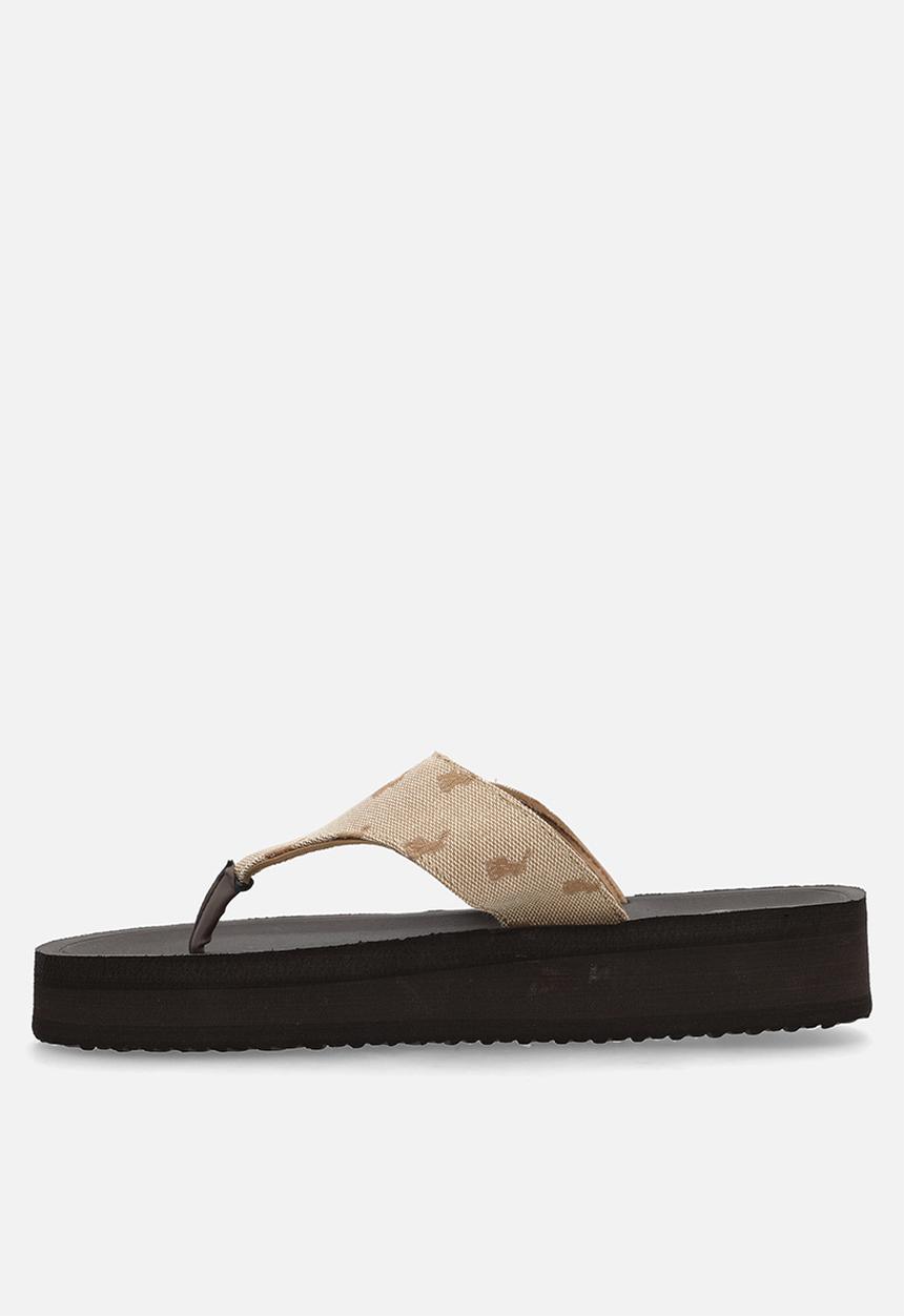 POLO - Wmn flatform slide - stone