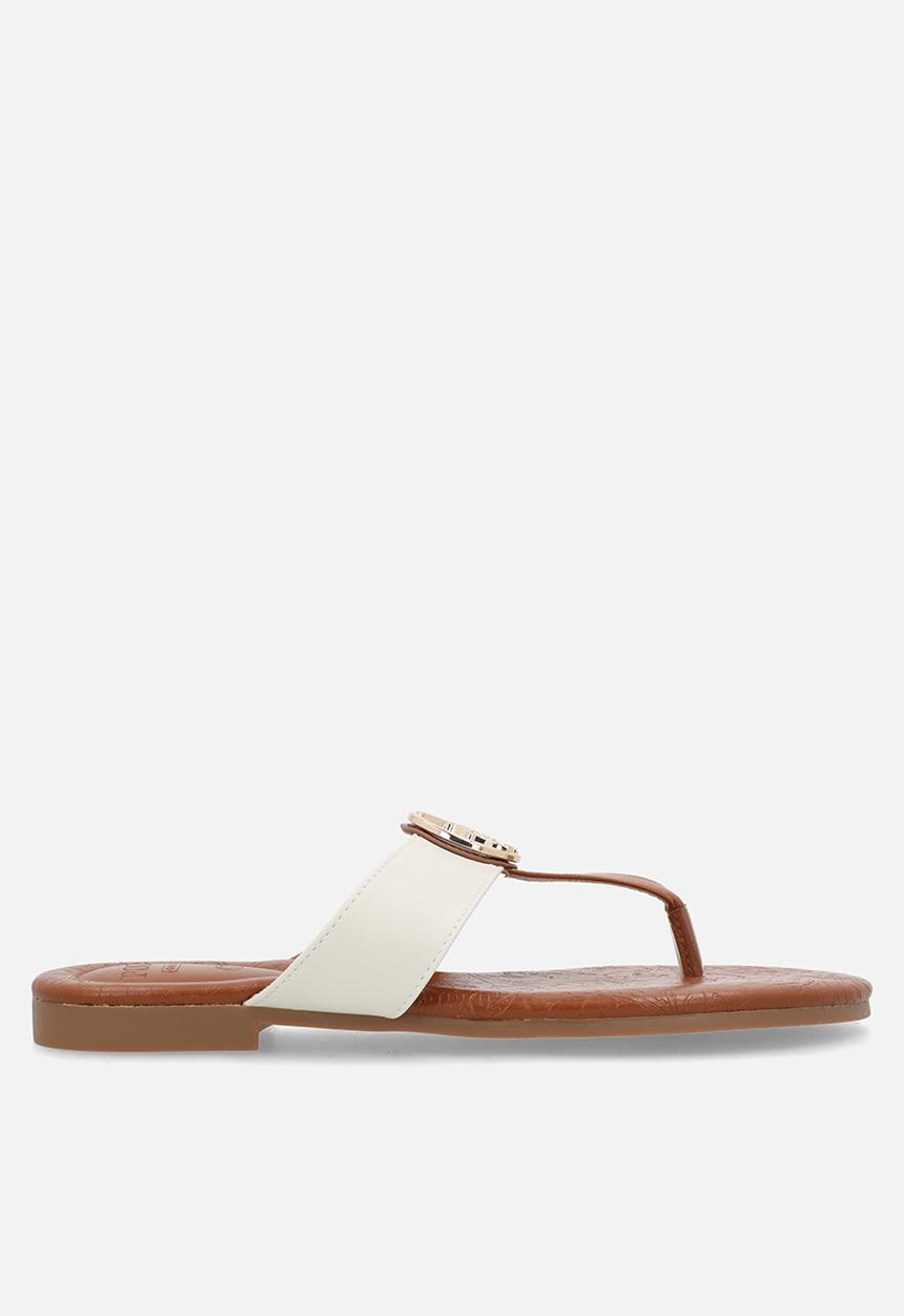POLO - Big pony flip flop sandal - tan