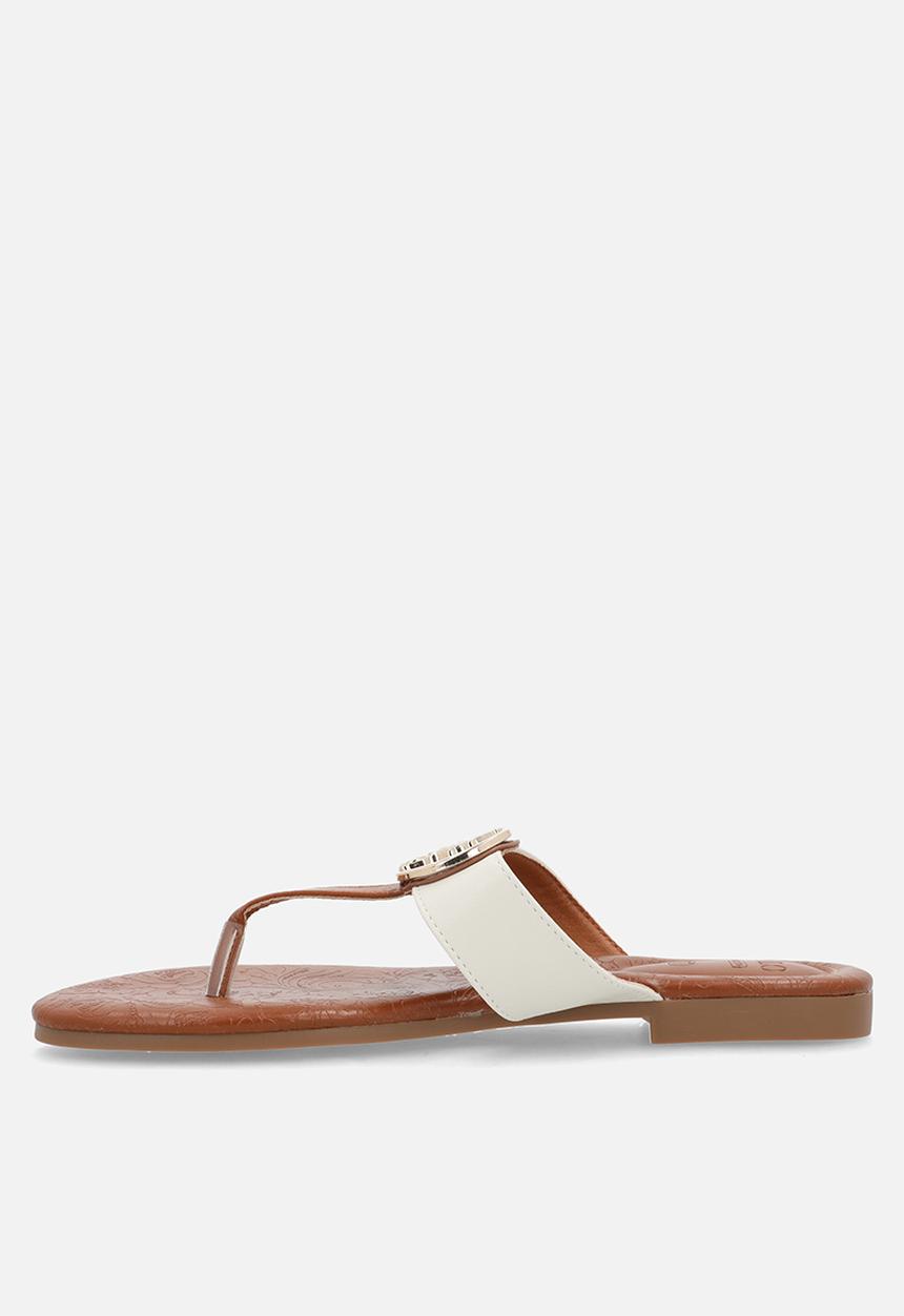 POLO - Big pony flip flop sandal - tan