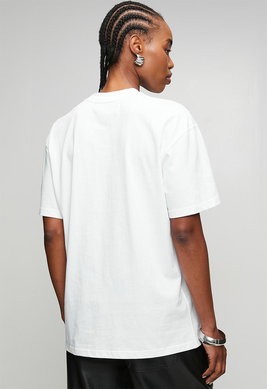 Steve Madden - Ladies jules oversized t-shirt - white