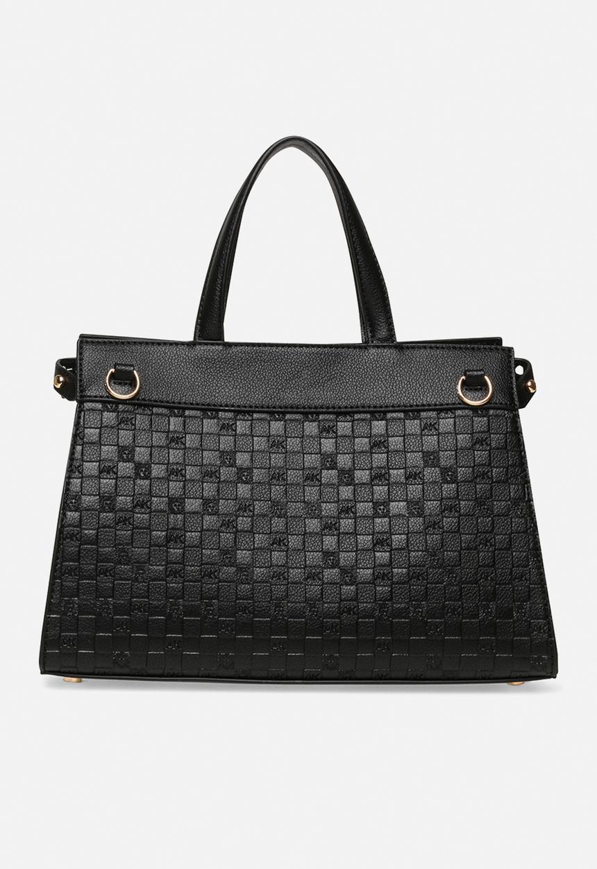 Anne Klein - Satchel w/ Detachable Strap - Black