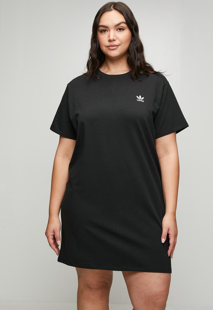 adidas Originals - Plus tref dress s26 - black/white