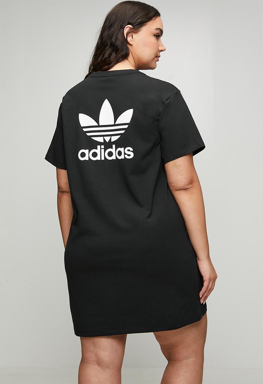 adidas Originals - Plus tref dress s26 - black/white
