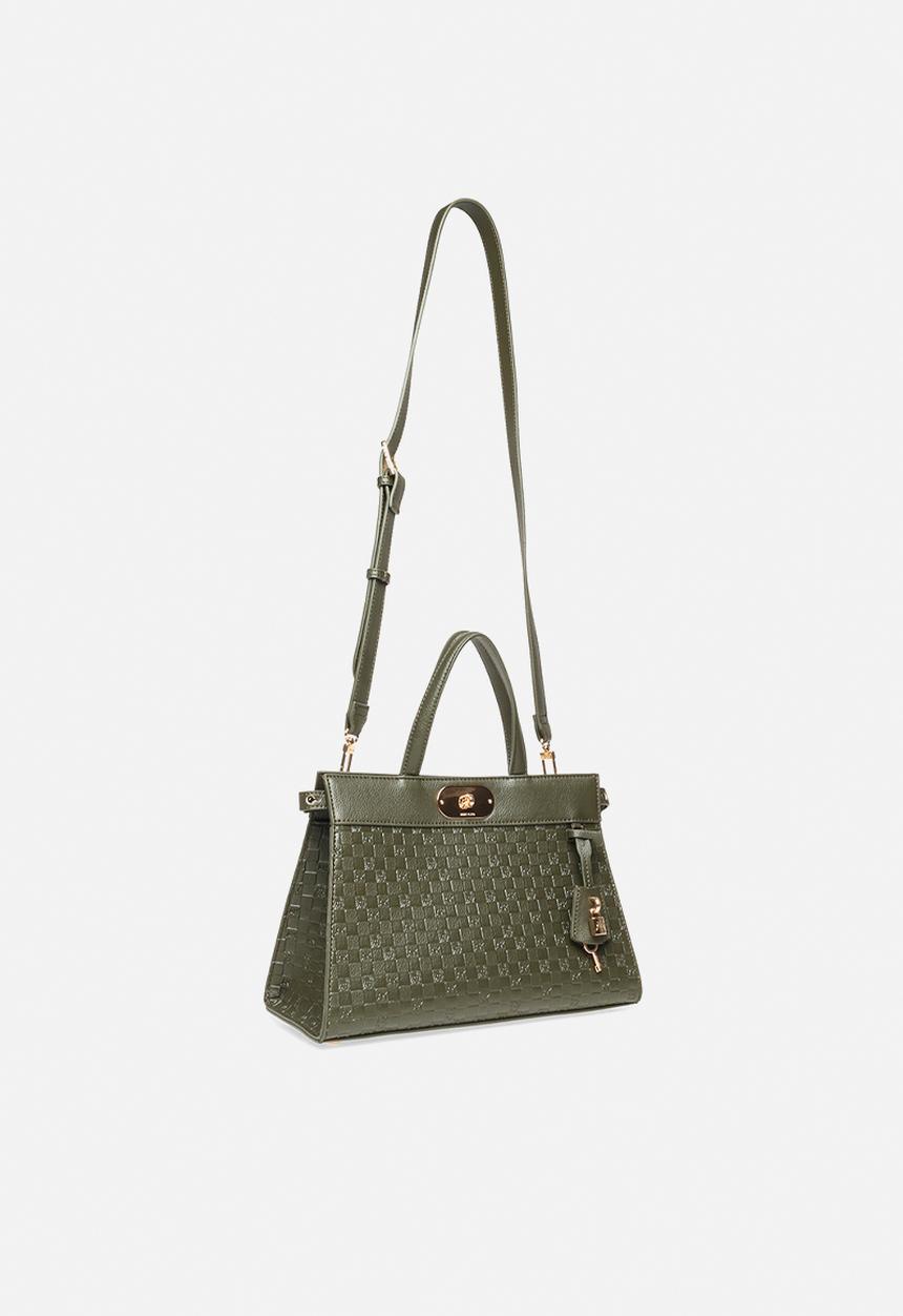 Anne Klein - Satchel w/ Detachable Strap - Caper