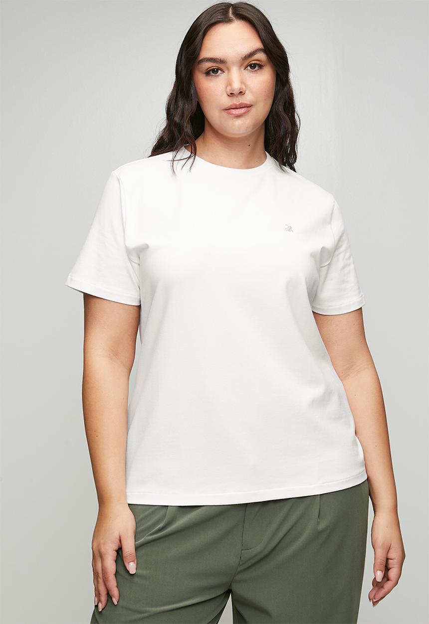 POLO - Wmn allie ss t-shirt - white
