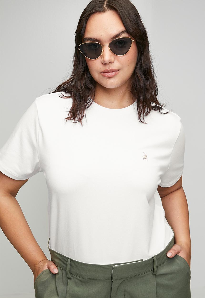 POLO - Wmn allie ss t-shirt - white