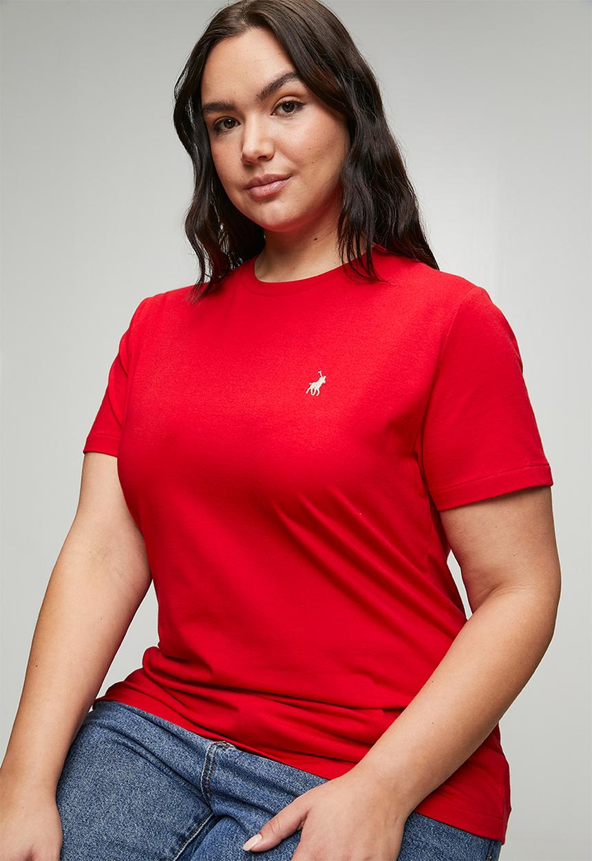 POLO - Wmn allie ss t-shirt - red