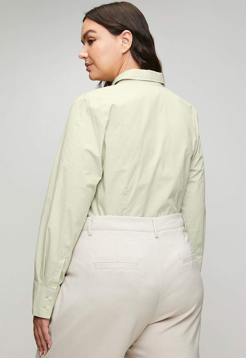 POLO - Wmn jamie ls shirt - cool sage
