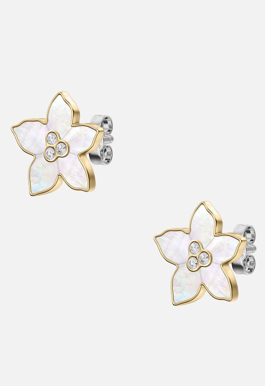 Fossil - Sutton JF04973710 Earrings - White/Gold