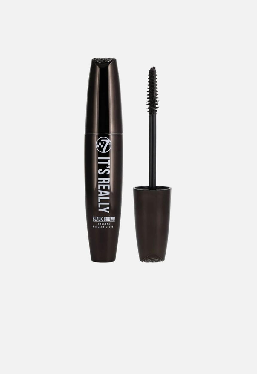 W7 Cosmetics - It's Really Black Brown Mascara 15ml