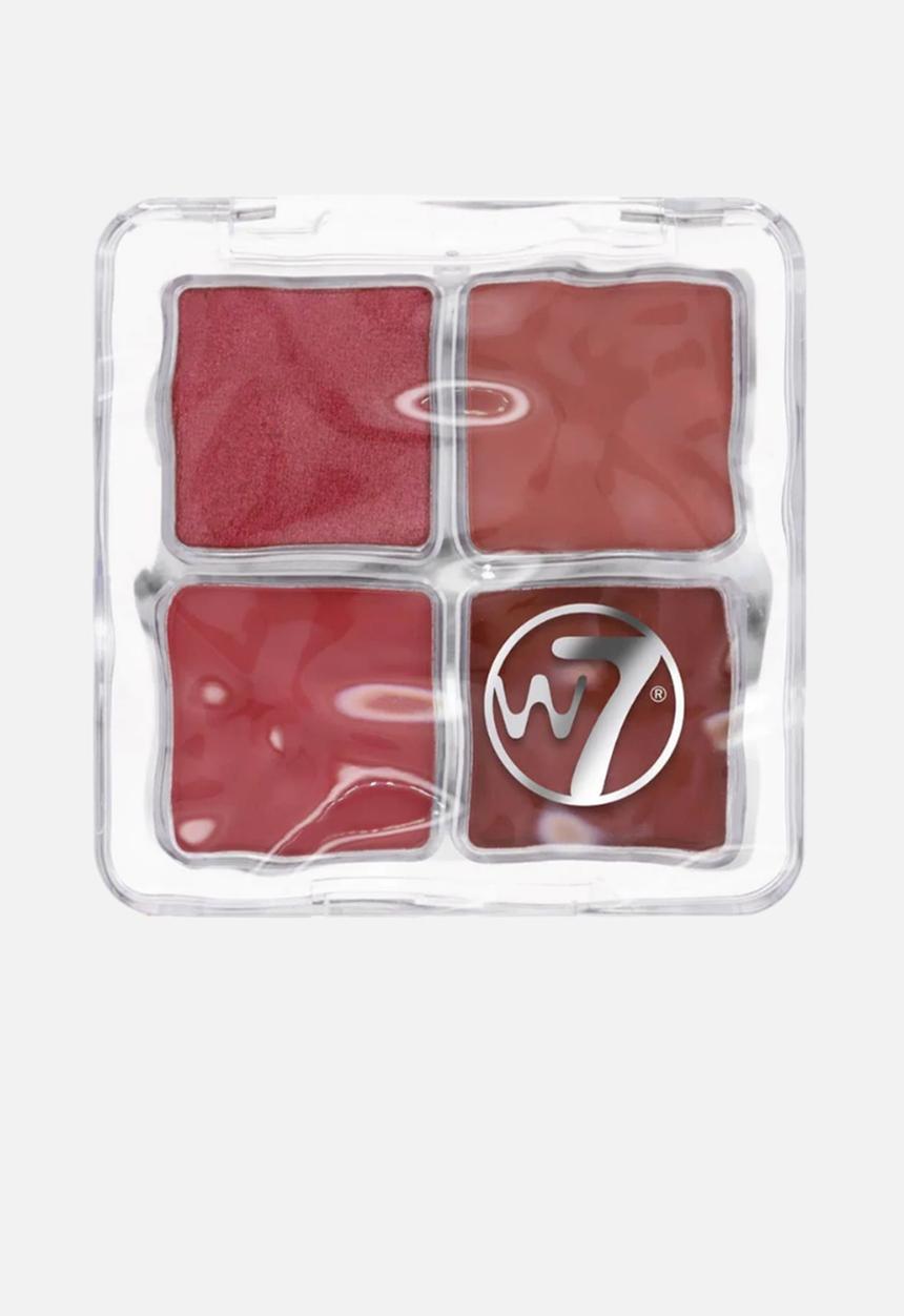 W7 Cosmetics - Blur It Blush - Rose Veil - Soft Glam Palette