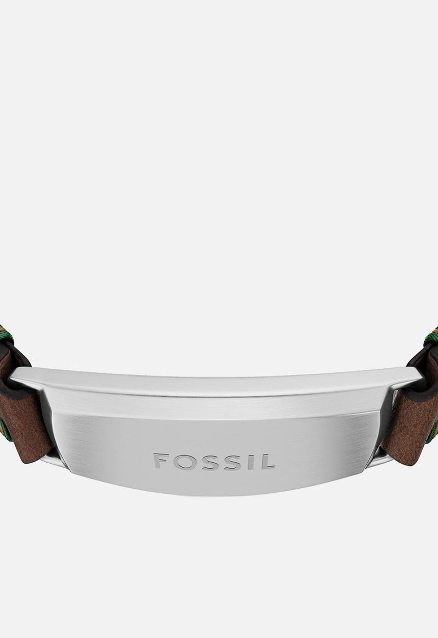 Fossil - Everett JF04988040 Bracelet - Silver/Brown