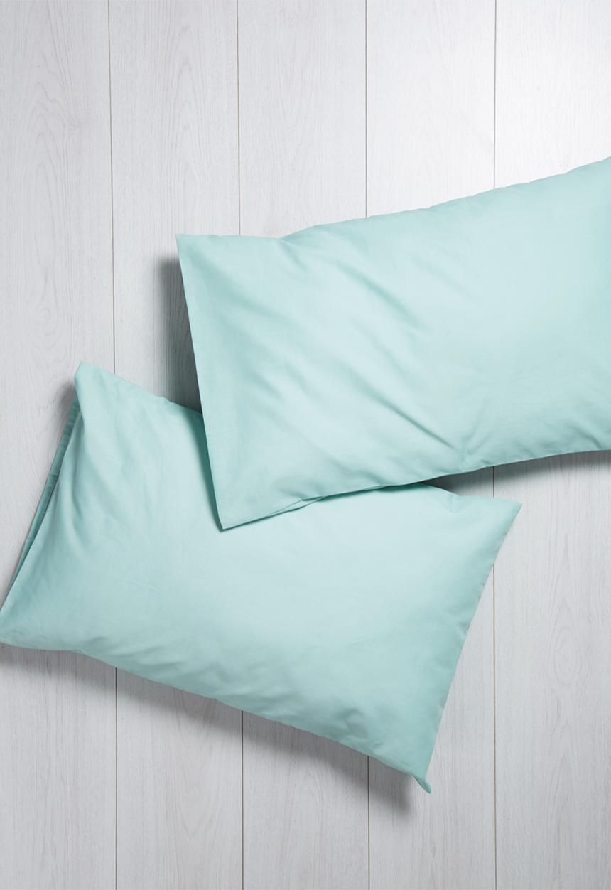 Sixth Floor - Polycotton pillowcase set - duck egg