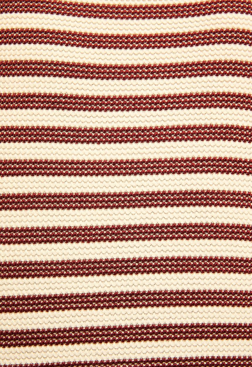 Me&B - Plus Stripe Knit Pant - Chocmilk