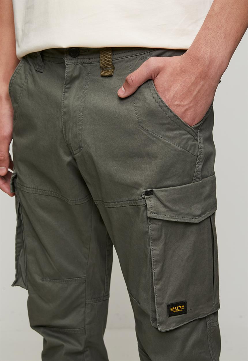 Cutty - Belloff Cotton Pants - Seaweed