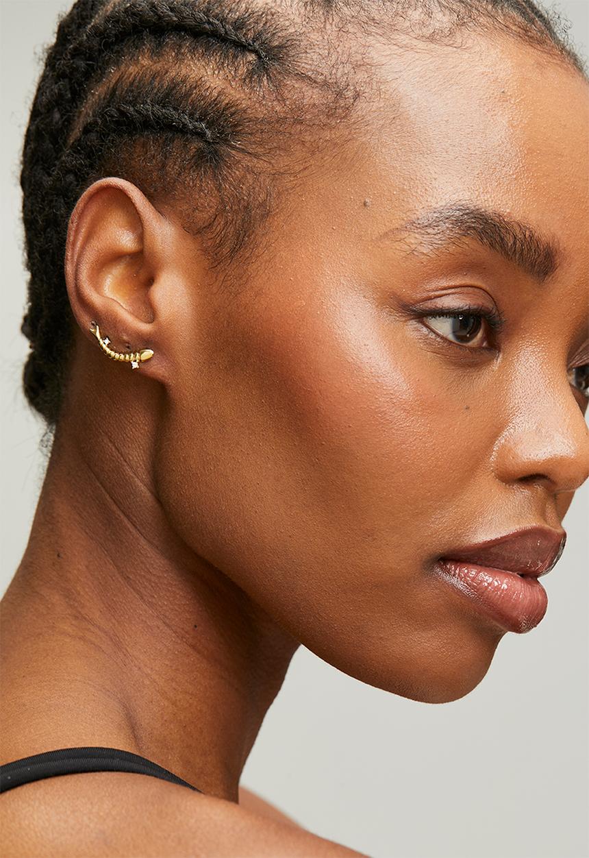 Zoe on Trend - Trendy Designer Earrings - Gold