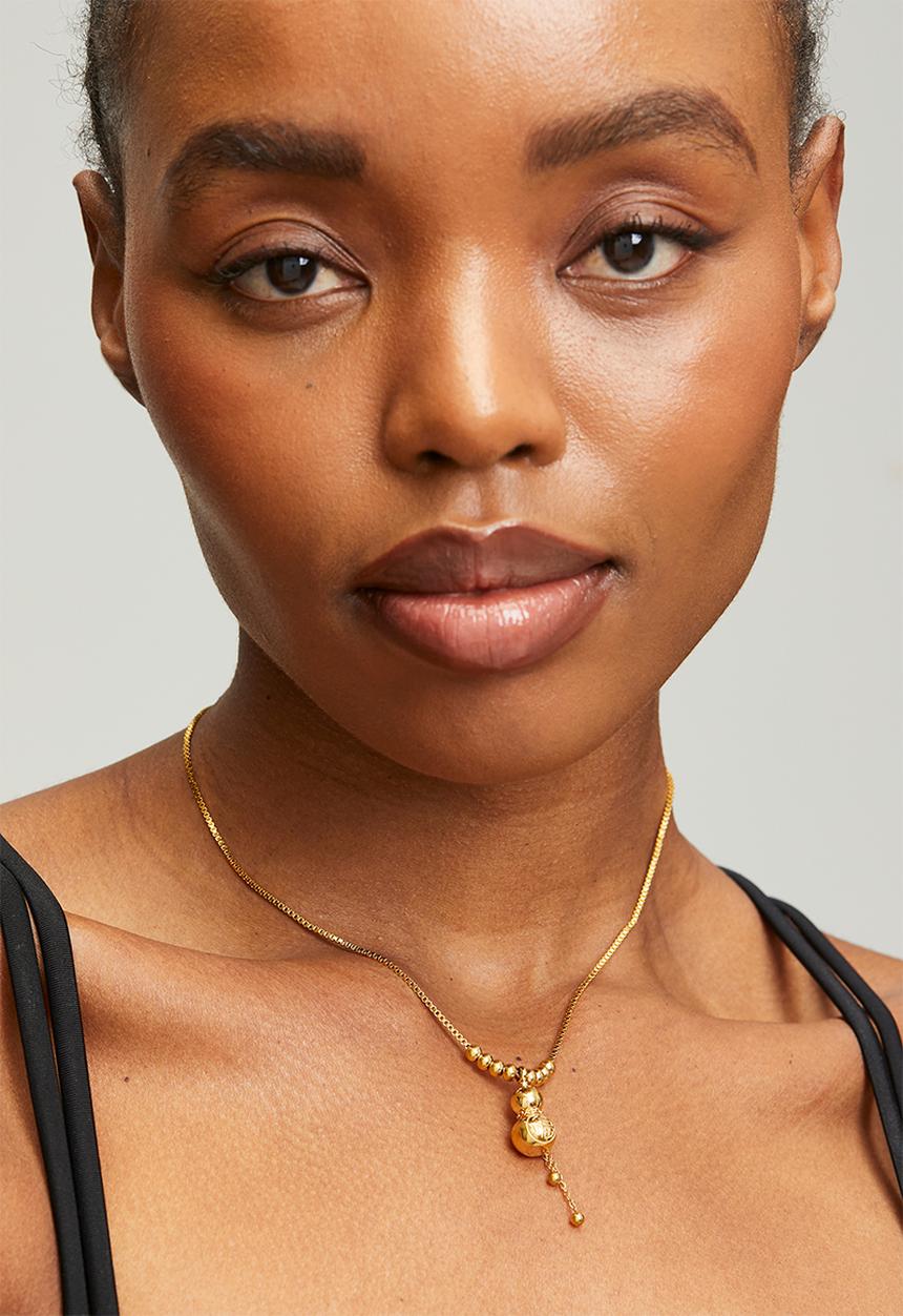 Zoe on Trend - Modern-Cool Necklace - Gold