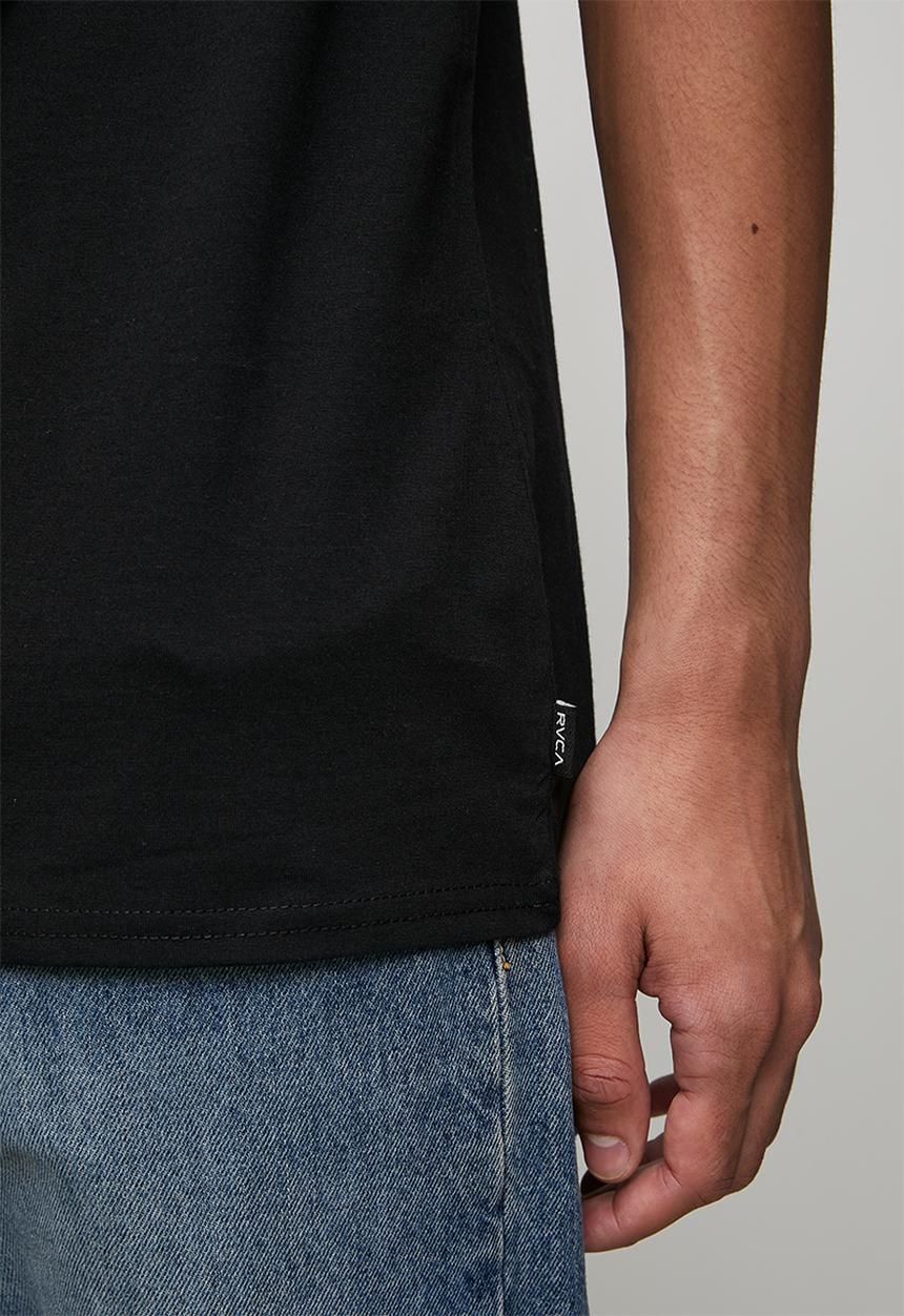 RVCA - Hex Over Graphic T-Shirt - Black