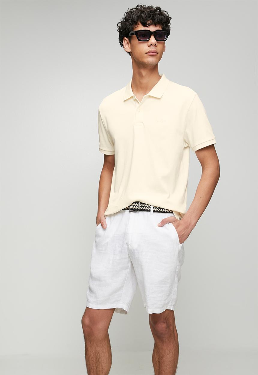 Levi’s® - Sp solid interlock polo - white / off white