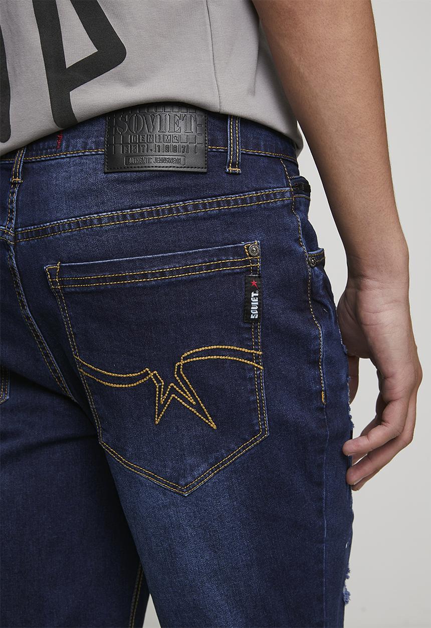 SOVIET - Denim Short - Dark Indigo