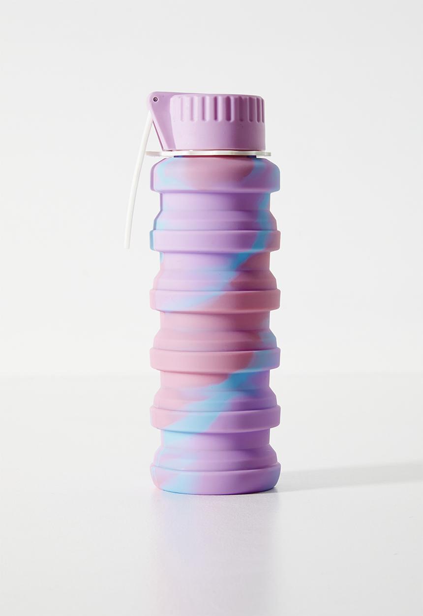 Pop Candy - Silicone foldable water bottle - purple/pink