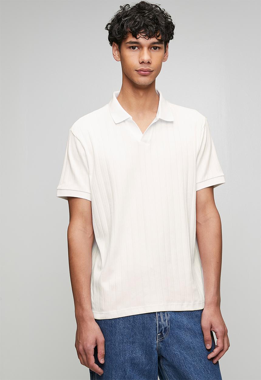 Levi’s® - Varigated ribs polo - white / off white