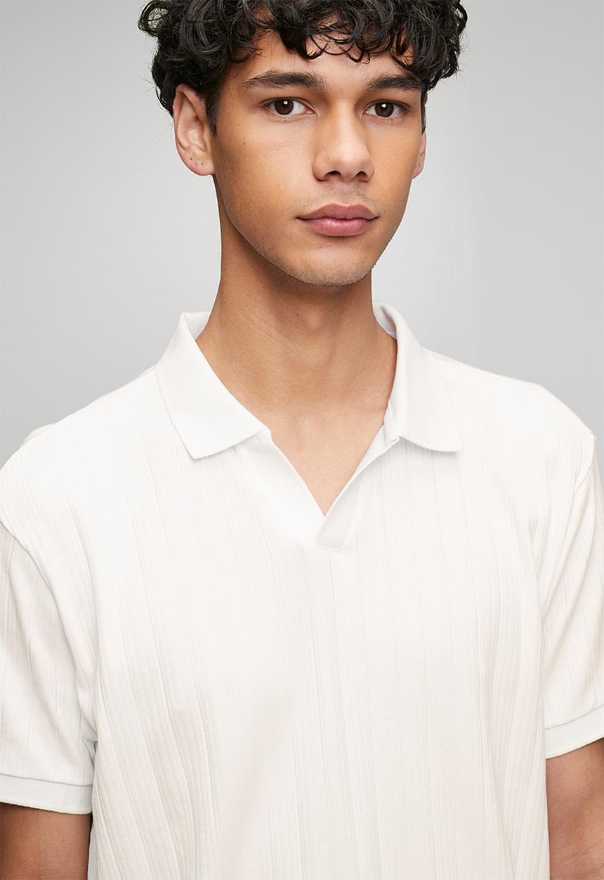 Levi’s® - Varigated ribs polo - white / off white