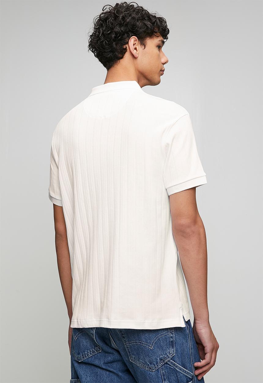 Levi’s® - Varigated ribs polo - white / off white